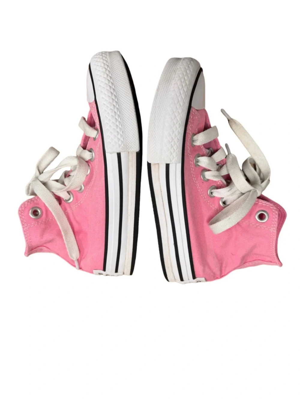Converse Chuck Taylor All Star High Top Pink Canvas Sneakers Size 2